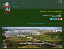 Tablet Screenshot of erniplants.com